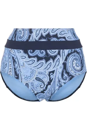 Marlies Dekkers Cache Coeur paisley- print high-waisted bikini bottoms