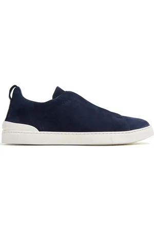 Ermenegildo Zegna Triple Stitch suede sneakers