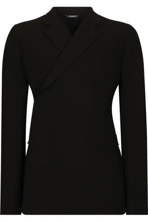 Dolce & Gabbana Wrap-design wool blazer
