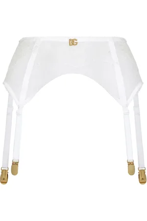 Dolce & Gabbana Floral-lace suspender belt