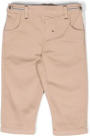 Tartine Et Chocolat Stripe-waistband stretch-cotton trousers