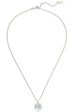 Jimmy Choo Heart crystal pendant necklace