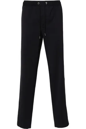 Moncler Logo-embroidered tapered trousers