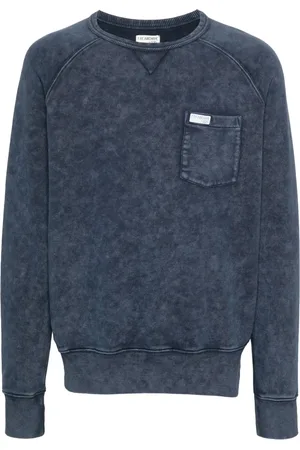 FAY Logo-appliqué cotton sweatshirt