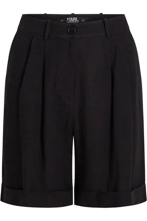 Karl Lagerfeld Tailored linen-blend shorts