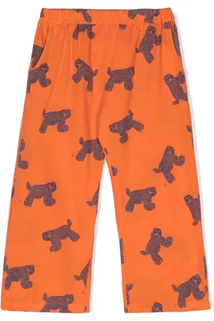 Bobo Choses Big Cat cotton trousers