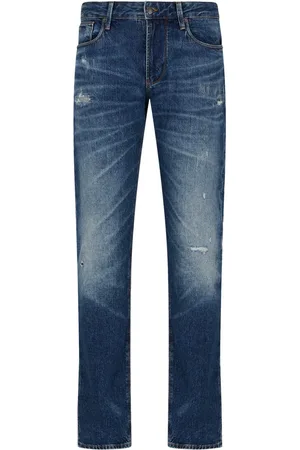 Emporio Armani J06 distressed slim-fit jeans