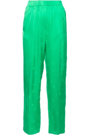FORTE FORTE Straight-leg jacquard trousers