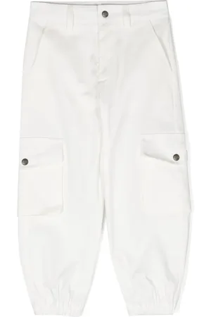 Msgm Stretch-cotton cargo trousers