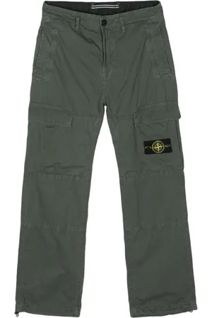 Stone Island Compass-badge straight trousers