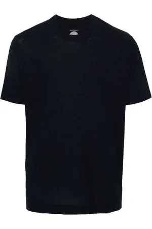 MAZZARELLI Plain cotton T-shirt