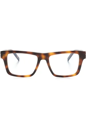 Saint Laurent Tortoiseshell square-frame glasses