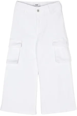Msgm Twill stretch-cotton trousers