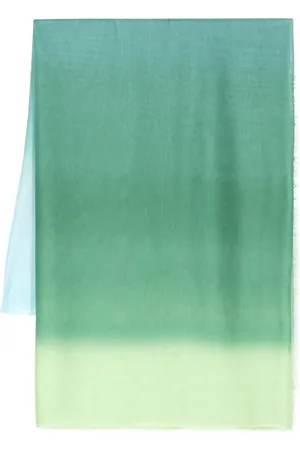 Faliero Sarti Ombré-effect frayed-edge scarf