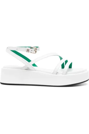 Tommy Hilfiger Strappy leather platform sandals
