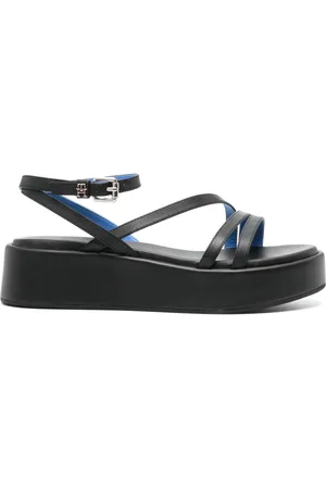 Tommy Hilfiger Strappy leather platform sandals