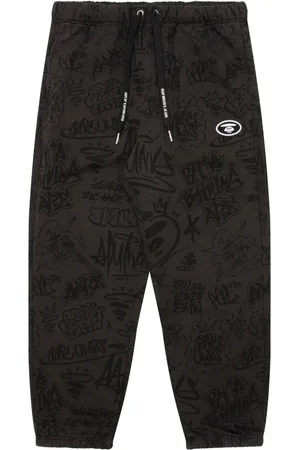 A Bathing Ape Graffiti-print track pants