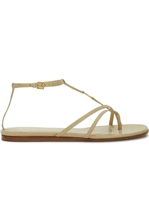Palm Angels Monogram-plaque strappy sandals
