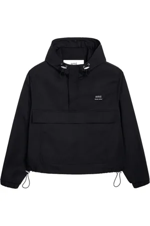 Ami Logo-lettering hooded jacket