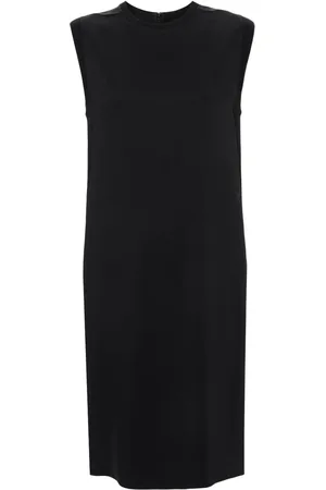 Totême Crew-neck crepe midi dress