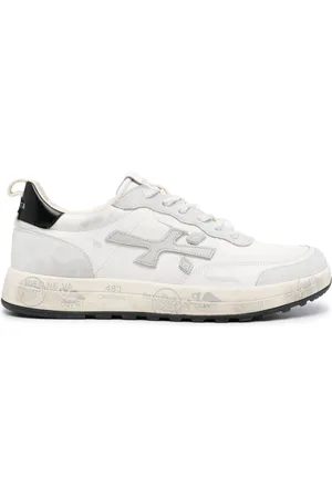 Premiata Logo-appliqué low-top sneakers