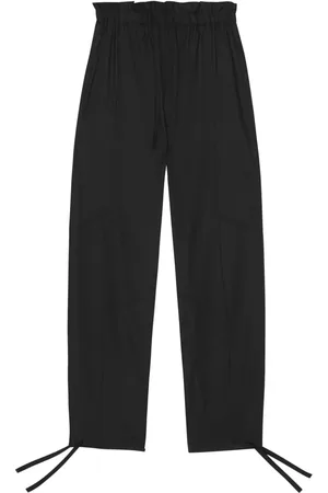 Ganni Drawstring-waist trousers
