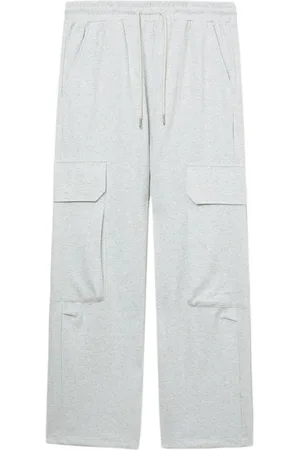 FIVE CM Wide-leg cargo track pants