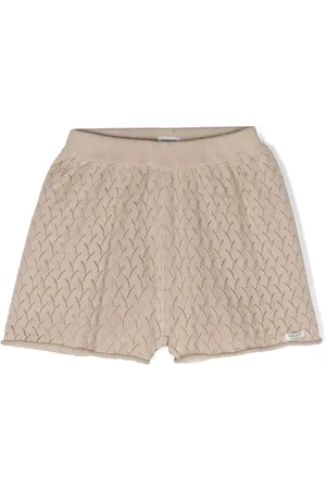 Donsje Canae pointelle-knit shorts