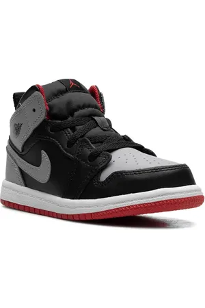 Jordan Air Jordan 1 Mid " /Cement Grey-fire Red-white" sneakers