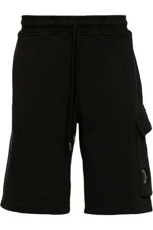 C.P. Company Diagonal cotton track shorts