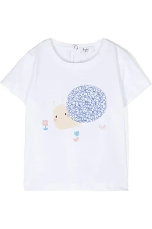 Il gufo Graphic-print cotton T-shirt