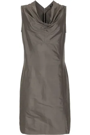 Uma Raquel Davidowicz Cowl-neck silk midi dress