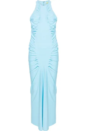 GAUGE81 Halterneck ruched maxi dress