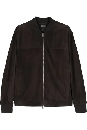 Ermenegildo Zegna Suede bomber jacket