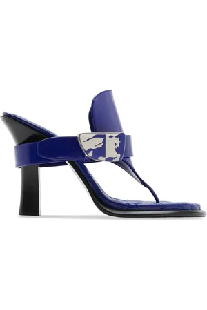 Burberry Bay leather mules