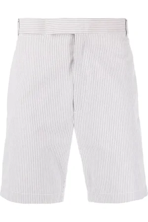 Thom Browne Stripe-pattern tailored shorts