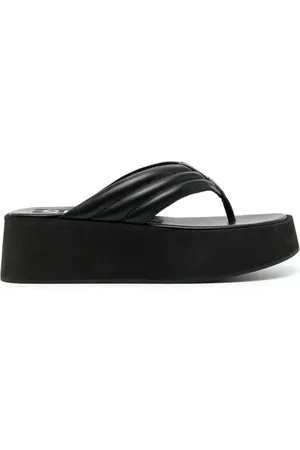 SENSO Reese platform leather flip-flops