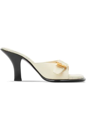 Burberry Bay leather mules