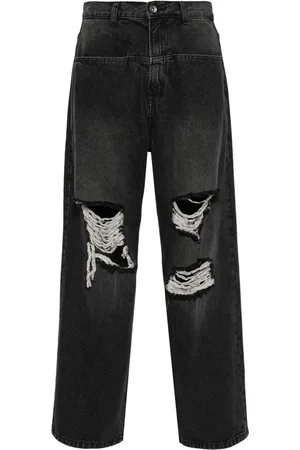 FIVE CM Low-rise loose-fit jeans