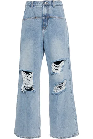 FIVE CM Low-rise loose-fit jeans