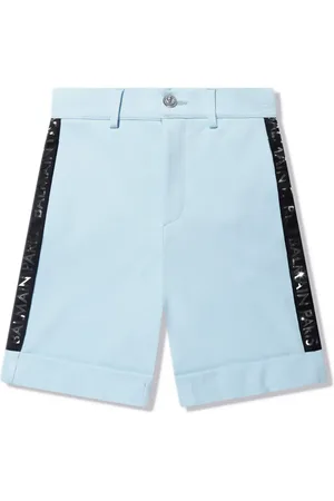 Balmain Logo-tape chino shorts