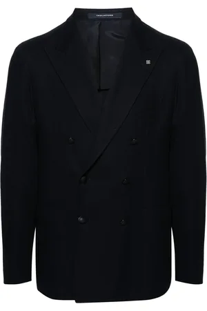 TAGLIATORE Double-breasted cotton blazer