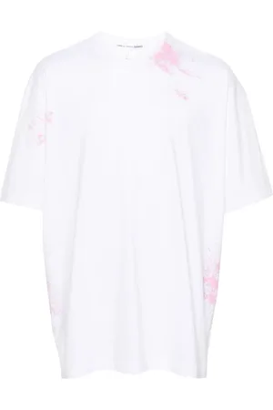 Comme des Garçons Splatter-print cotton T-shirt
