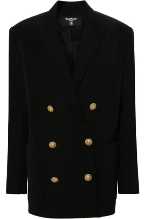 Balmain Double-breasted virgin-wool blazer