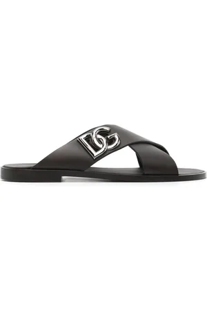 Dolce & Gabbana DG-logo leather sandals