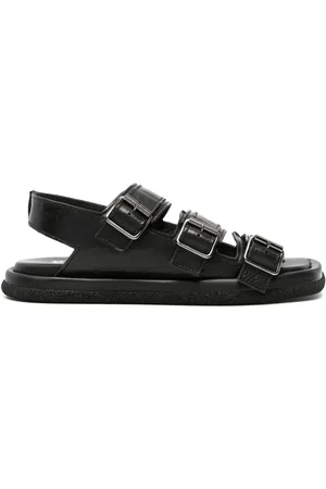 Moma Lux buckled leather sandals