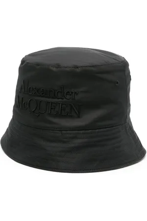 Alexander McQueen Logo-embroidered reversible bucket hat