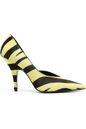 Patrizia Pepe 100mm zebra-print pumps
