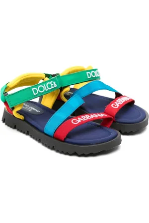 Dolce & Gabbana Colour-block open-toe sandals