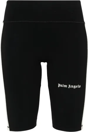 Palm Angels Cyclist Track logo-printed shorts